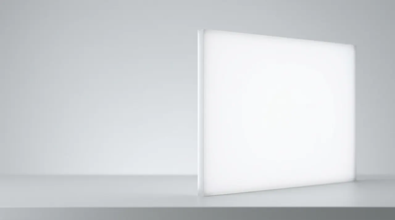 Plexi mleczna (opal) — kadr studyjny materiału